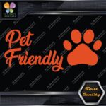 Pet Friendly Door Sign Message Stores Restaurants Shops Decals Stickers Vinyl - Image 9