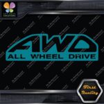 AWD All Wheel Drive Half Circle Trucks Pickups Slanted Decals Stickers Vinyl - Image 13