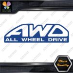 AWD All Wheel Drive Half Circle Trucks Pickups Slanted Decals Stickers Vinyl - Image 3