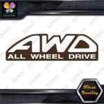 AWD All Wheel Drive Half Circle Trucks Pickups Slanted Decals Stickers Vinyl - Image 24