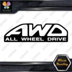 AWD All Wheel Drive Half Circle Trucks Pickups Slanted Decals Stickers Vinyl - Image 4