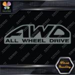 AWD All Wheel Drive Half Circle Trucks Pickups Slanted Decals Stickers Vinyl - Image 5