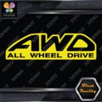 AWD All Wheel Drive Half Circle Trucks Pickups Slanted Decals Stickers Vinyl - Image 6