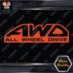 AWD All Wheel Drive Half Circle Trucks Pickups Slanted Decals Stickers Vinyl - Image 8
