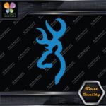 Compatible Browning Buck Head Deer Stag Hunting Sports Vinyl Decals Stickers - Image 16