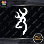 Compatible Browning Buck Head Deer Stag Hunting Sports Vinyl Decals Stickers