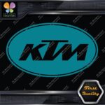 Compatible KTM Motocross Motocycles Racing Oval Outlined Decals Stickers Vinyl - Image 13