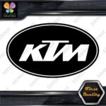 Compatible KTM Motocross Motocycles Racing Oval Outlined Decals Stickers Vinyl