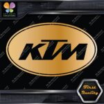 Compatible KTM Motocross Motocycles Racing Oval Outlined Decals Stickers Vinyl - Image 17