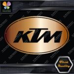 Compatible KTM Motocross Motocycles Racing Oval Outlined Decals Stickers Vinyl - Image 19