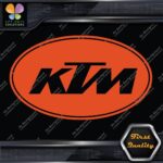 Compatible KTM Motocross Motocycles Racing Oval Outlined Decals Stickers Vinyl - Image 3