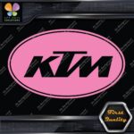 Compatible KTM Motocross Motocycles Racing Oval Outlined Decals Stickers Vinyl - Image 21