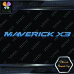 Compatible Maverick X3 BRP X 3 Bombardier Name Logo Vinyl Decals Stickers - Image 15