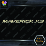 Compatible Maverick X3 BRP X 3 Bombardier Name Logo Vinyl Decals Stickers - Image 17