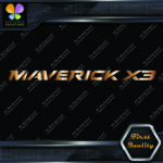 Compatible Maverick X3 BRP X 3 Bombardier Name Logo Vinyl Decals Stickers - Image 21