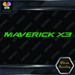 Compatible Maverick X3 BRP X 3 Bombardier Name Logo Vinyl Decals Stickers - Image 6