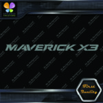 Compatible Maverick X3 BRP X 3 Bombardier Name Logo Vinyl Decals Stickers - Image 8