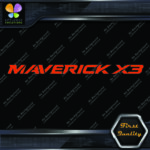 Compatible Maverick X3 BRP X 3 Bombardier Name Logo Vinyl Decals Stickers - Image 10