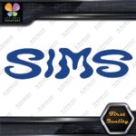 Compatible Sims Wavy Snowboards Name Letters Sports Logo Decals Stickers Vinyl - Image 11