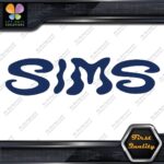 Compatible Sims Wavy Snowboards Name Letters Sports Logo Decals Stickers Vinyl - Image 12