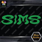 Compatible Sims Wavy Snowboards Name Letters Sports Logo Decals Stickers Vinyl - Image 14