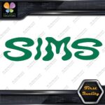Compatible Sims Wavy Snowboards Name Letters Sports Logo Decals Stickers Vinyl - Image 15
