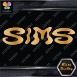 Compatible Sims Wavy Snowboards Name Letters Sports Logo Decals Stickers Vinyl - Image 17