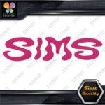 Compatible Sims Wavy Snowboards Name Letters Sports Logo Decals Stickers Vinyl - Image 20