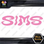 Compatible Sims Wavy Snowboards Name Letters Sports Logo Decals Stickers Vinyl - Image 21