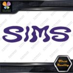 Compatible Sims Wavy Snowboards Name Letters Sports Logo Decals Stickers Vinyl - Image 22