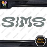 Compatible Sims Wavy Snowboards Name Letters Sports Logo Decals Stickers Vinyl - Image 4