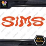 Compatible Sims Wavy Snowboards Name Letters Sports Logo Decals Stickers Vinyl - Image 7