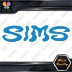 Compatible Sims Wavy Snowboards Name Letters Sports Logo Decals Stickers Vinyl - Image 10