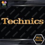 Compatible Technics Electronics Sound Systems Music Logo Vinyl Decals Stickers - Image 17