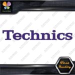 Compatible Technics Electronics Sound Systems Music Logo Vinyl Decals Stickers - Image 21