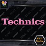 Compatible Technics Electronics Sound Systems Music Logo Vinyl Decals Stickers - Image 22