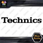 Compatible Technics Electronics Sound Systems Music Logo Vinyl Decals Stickers - Image 4