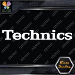 Compatible Technics Electronics Sound Systems Music Logo Vinyl Decals Stickers - Image 5