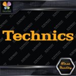 Compatible Technics Electronics Sound Systems Music Logo Vinyl Decals Stickers - Image 8