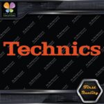 Compatible Technics Electronics Sound Systems Music Logo Vinyl Decals Stickers - Image 9