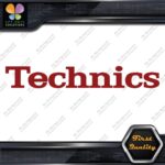 Compatible Technics Electronics Sound Systems Music Logo Vinyl Decals Stickers - Image 10