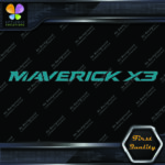 Compatible Maverick X3 BRP X 3 Bombardier Name Logo Vinyl Decals Stickers - Image 26