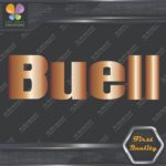 Compatible Buell Motorcycles Racing Simple Logo Name Vinyl Decals Stickers - Image 19