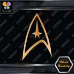 Compatible Star Trek Communicator Emblem Command Logo Decals Stickers Vinyl - Image 17