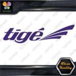 Compatible Tigé Boats Hull Water Sports Tige Name Logo Decals Stickers Vinyl - Image 22