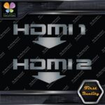 HDMI 1 and 2 Set With Arrows Ports Muffler Exhaust JDM Decals Stickers Vinyl - Image 18