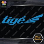 Compatible Tigé Boats Hull Water Sports Tige Name Logo Decals Stickers Vinyl - Image 26