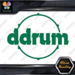 Compatible DDrum Vintage D Drums Name in Circle Musical Vinyl Decals Stickers - Image 15