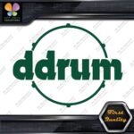 Compatible DDrum Vintage D Drums Name in Circle Musical Vinyl Decals Stickers - Image 16