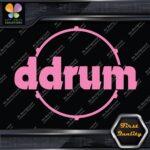 Compatible DDrum Vintage D Drums Name in Circle Musical Vinyl Decals Stickers - Image 23